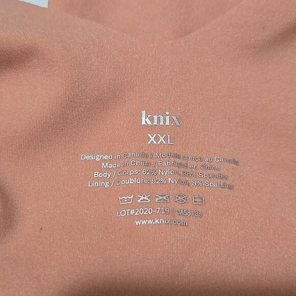 Knix XXL Shaping Shapewear Tank Peach/Pink - Picture 4 of 5